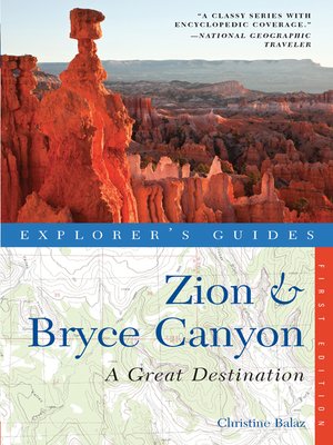 cover image of Explorer's Guide Zion & Bryce Canyon